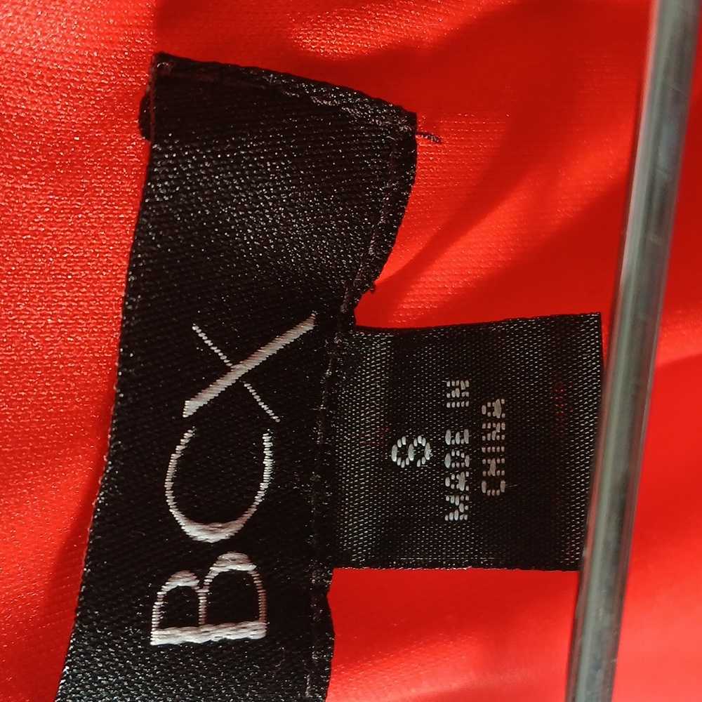 BCX Orange Ruched Tank Romper - Picture 4 of 5
